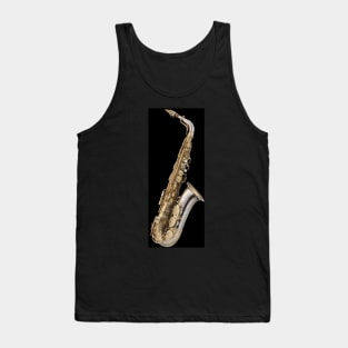 Jazz Man Saxophone Tank Top